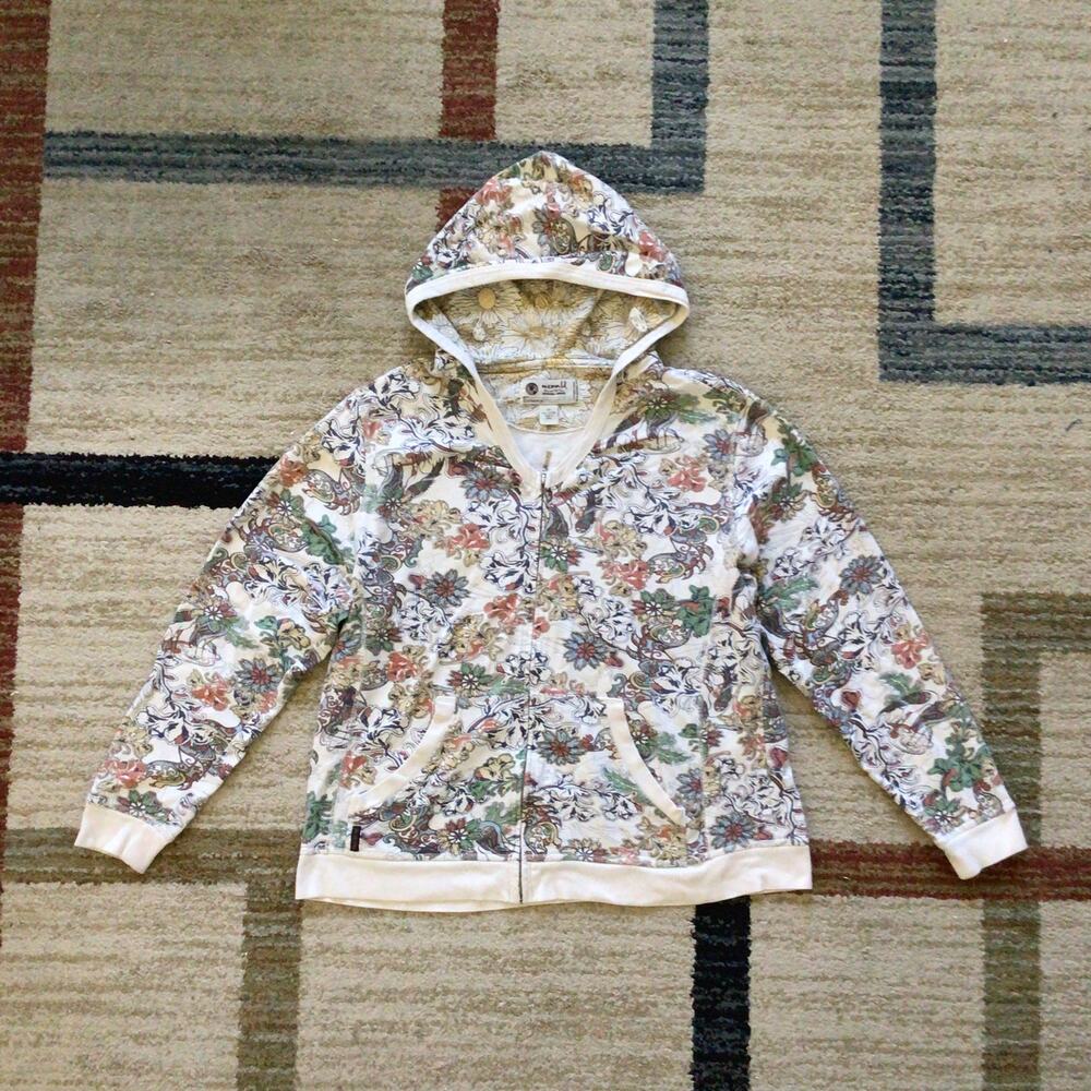 One World Special Issue Artsy Printed Hoodie Zip Up 2XL Streetwear